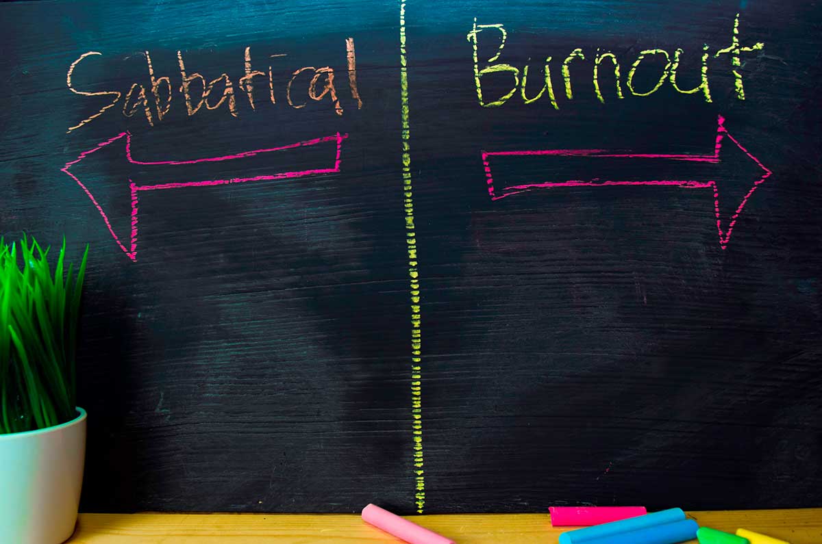sabbatical vs burnout